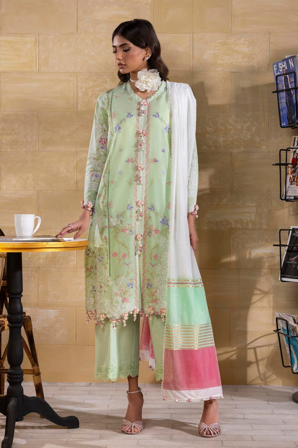 - 50% Unstitched 3 Piece Lawn Suit