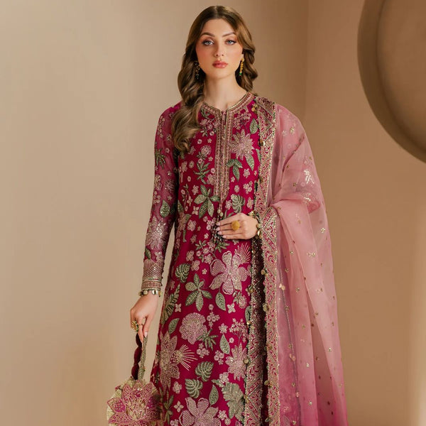 Emaan Adeel Pure Bamber Chiffon 4 Piece Unstitched
